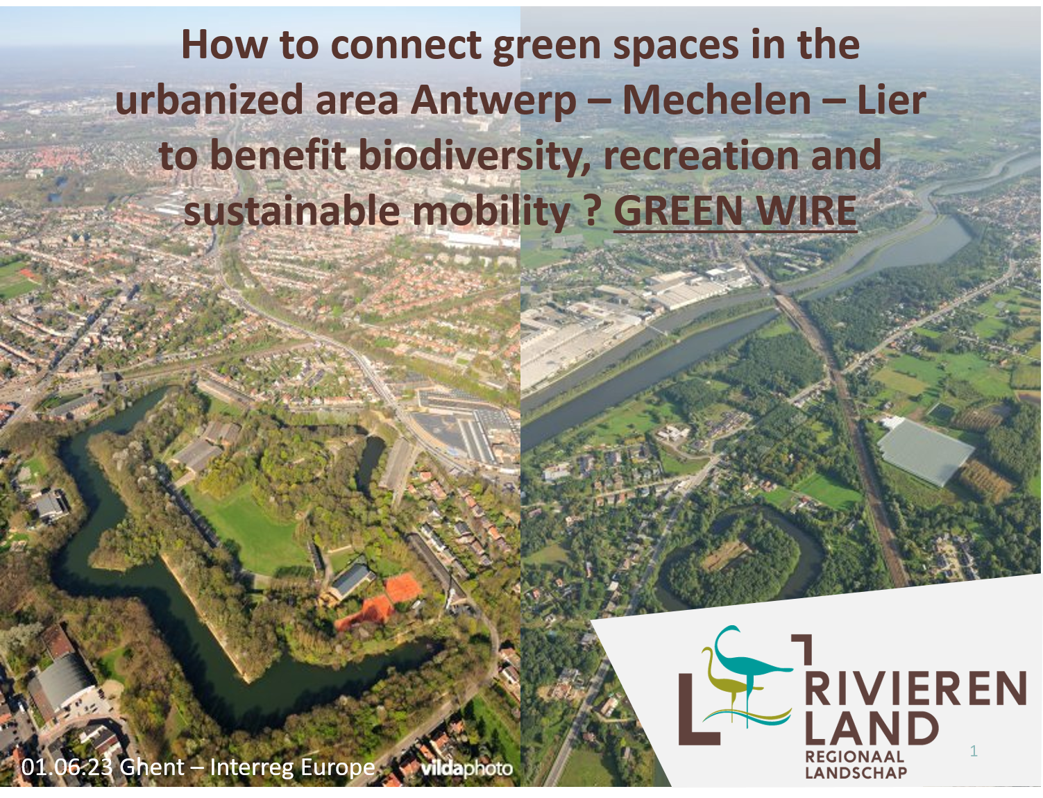 Connecting green spaces in Antwerp region
